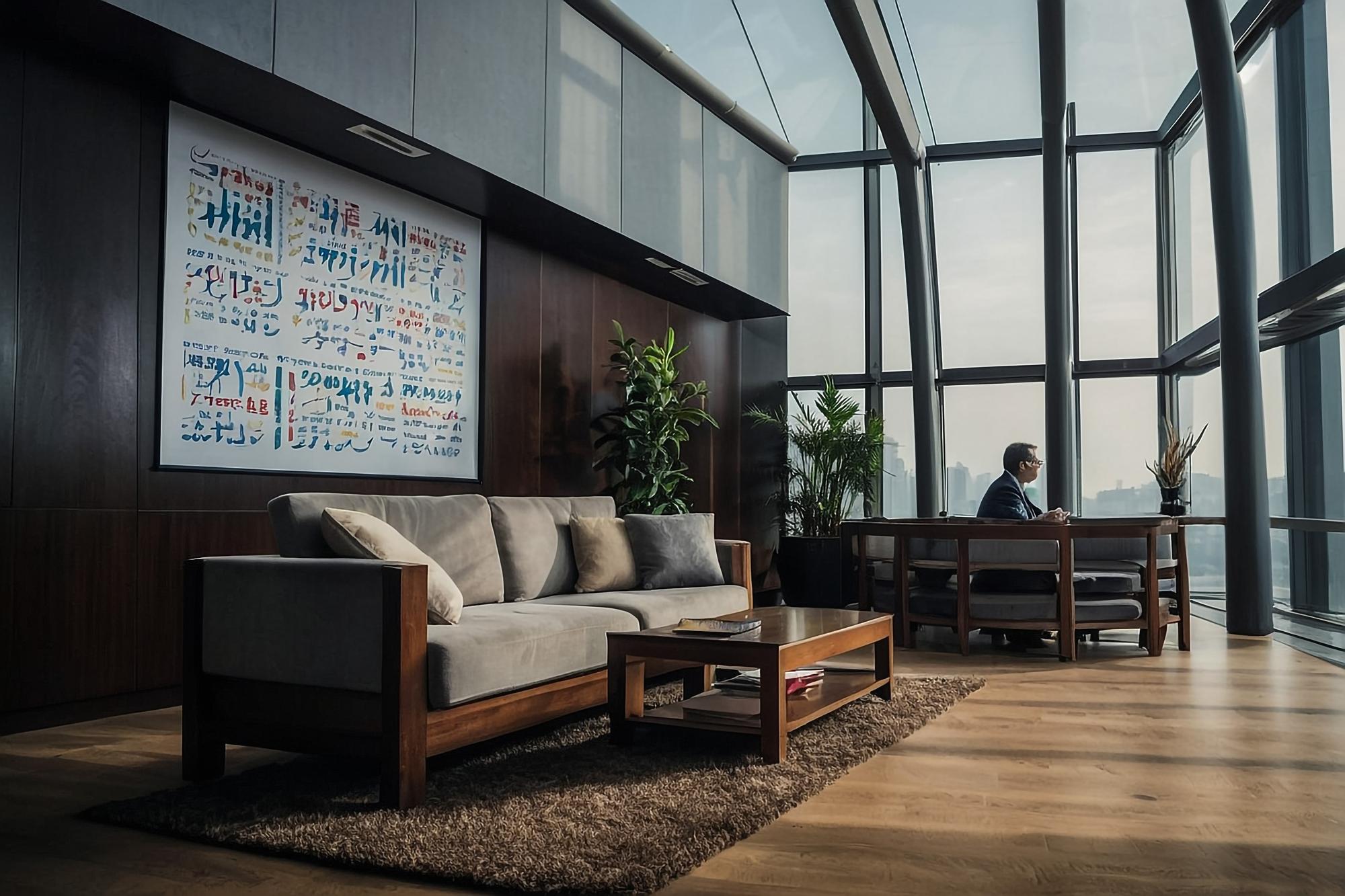 Interior studio întâlnire consultanță